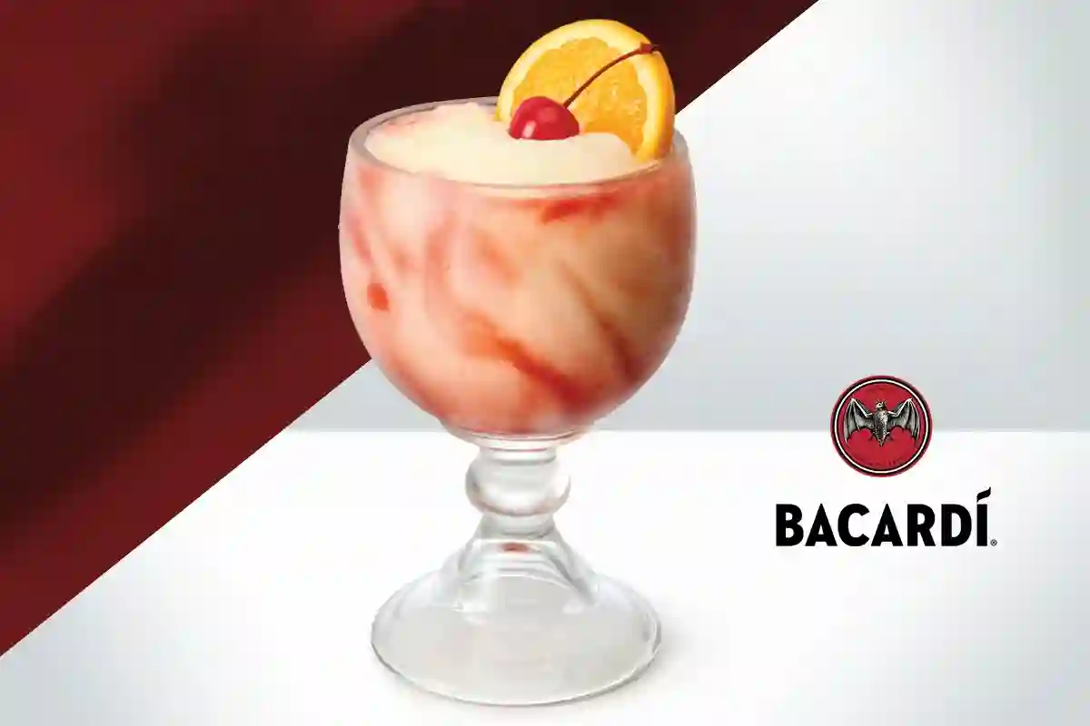 NEW Bacardi Pina Colada with Strawberry Swirl