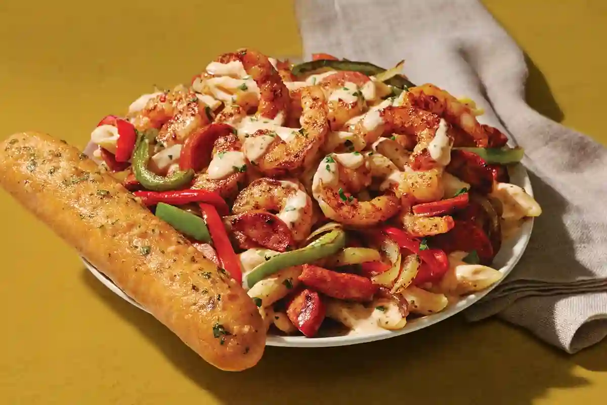 Applebee's Blackened Shrimp & Andouille Sausage Penne