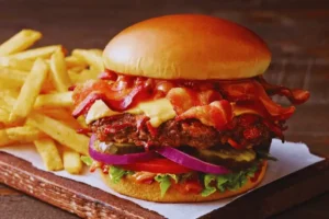Applebee's Whole Lotta Bacon Burger